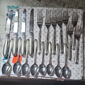 Princess House" BARRINGTON Elegant Silver Cutlery Set